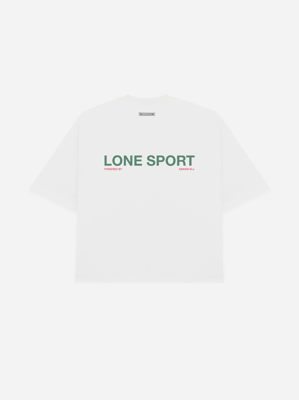 LONE SPORT BOX T-SHIRT - WHITE